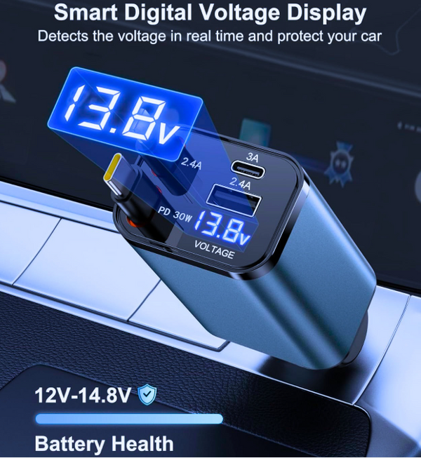 Încărcător Auto Retractabil X