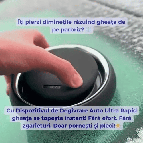 Dispozitiv Degivrare Auto Ultra Rapid-Scapă de Gheață Instant, Fără Răzuit