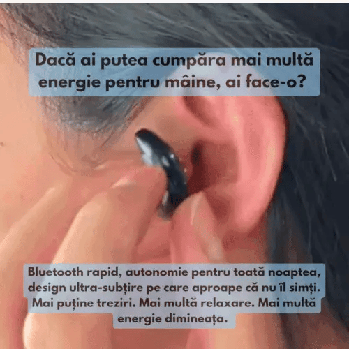 Căști Somn Wireless Mini – Bucură-te de Somn Profund și Relaxare Fără Zgomote