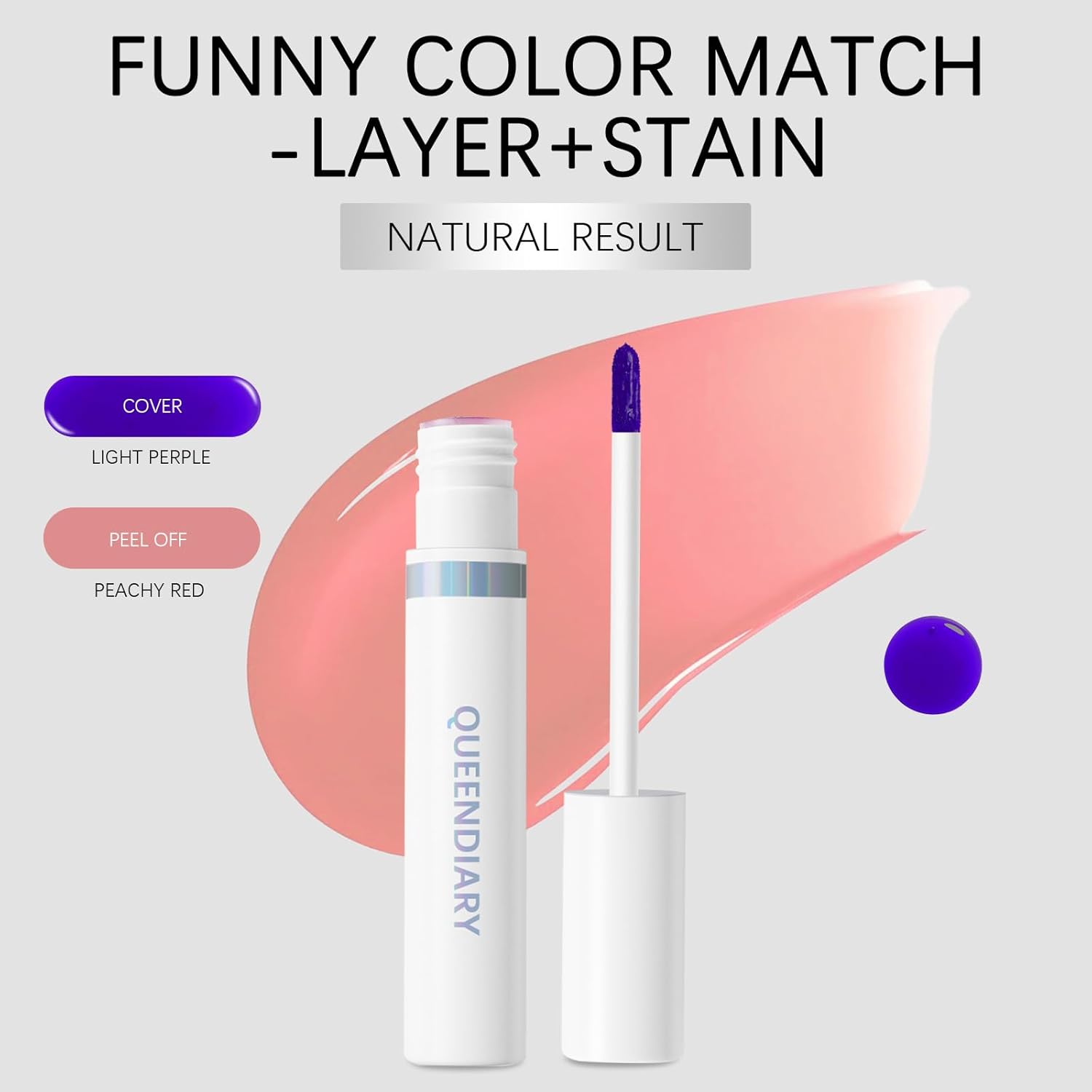 Lip Stain Peel-Off Profesional cu Efect Natural - Pigment Intens, Finish Gradient & Hidratant